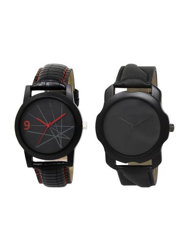 ACNOS Round dial analog watch combo(WAT-LR-08-22-COMBO) - 15500815 - Very Small Image - 1