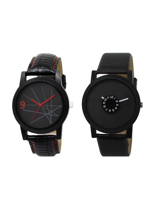 ACNOS Round dial analog watch combo(WAT-LR-08-25-COMBO) - 15500818 - Standard Image - 1