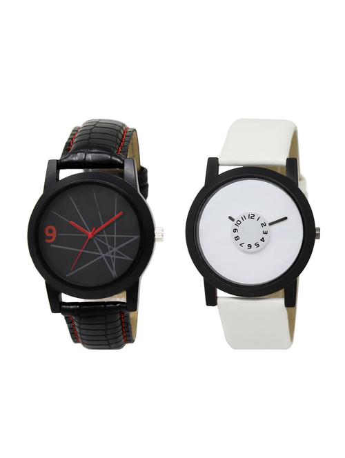 ACNOS Round dial analog watch combo(WAT-LR-08-26-COMBO) - 15500819 - Standard Image - 1