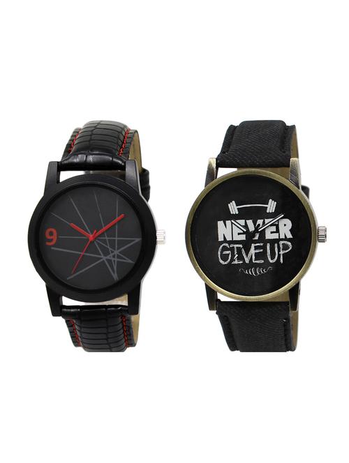 ACNOS Round dial analog watch combo(WAT-LR-08-27-COMBO) - 15500820 - Standard Image - 1
