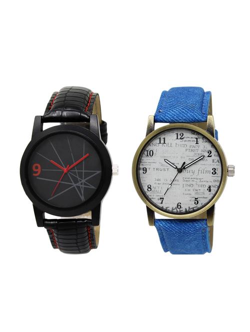 ACNOS Round dial analog watch combo(WAT-LR-08-28-COMBO) - 15500821 - Standard Image - 1