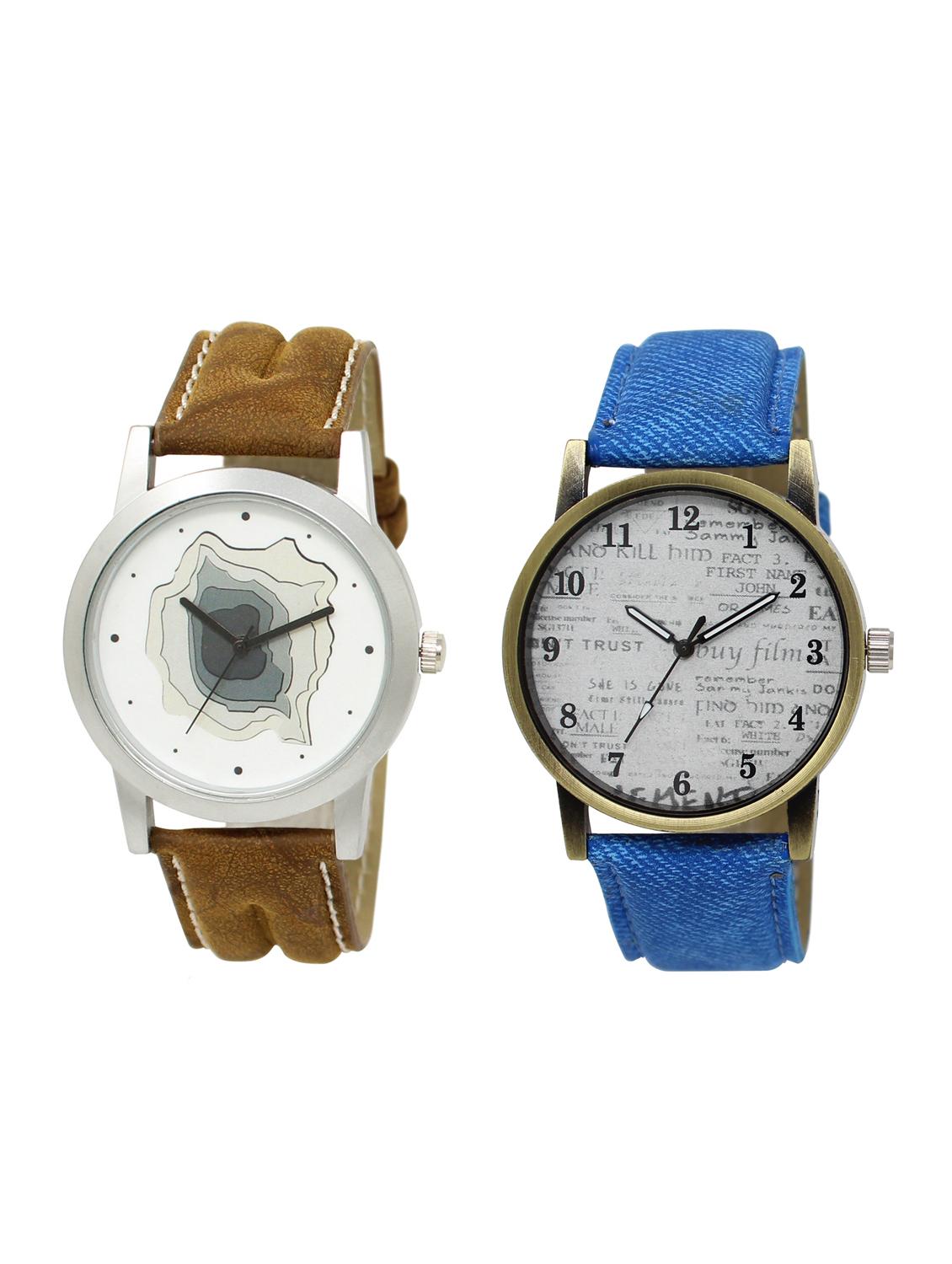 ACNOS Round dial analog watch combo(WAT-LR-09-28-COMBO) - 15500885 - Zoom Image - 1