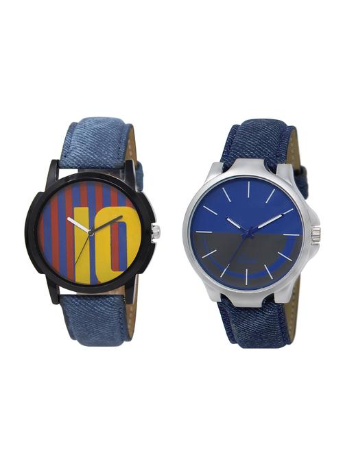 ACNOS Round dial analog watch combo(WAT-LR-10-24-COMBO) - 15500944 - Standard Image - 1