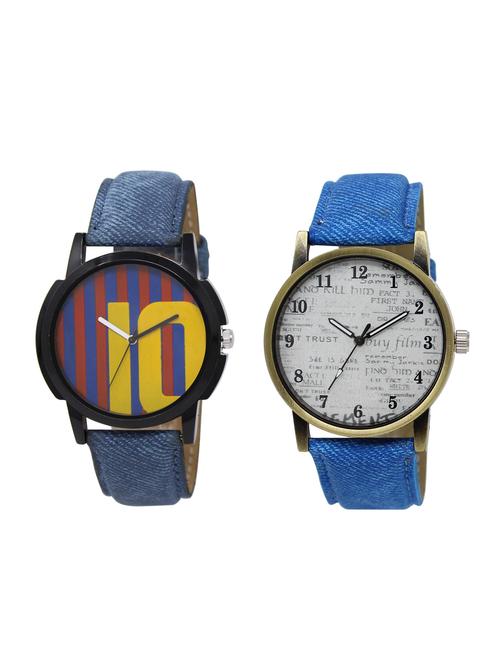 ACNOS Round dial analog watch combo(WAT-LR-10-28-COMBO) - 15500948 - Standard Image - 1