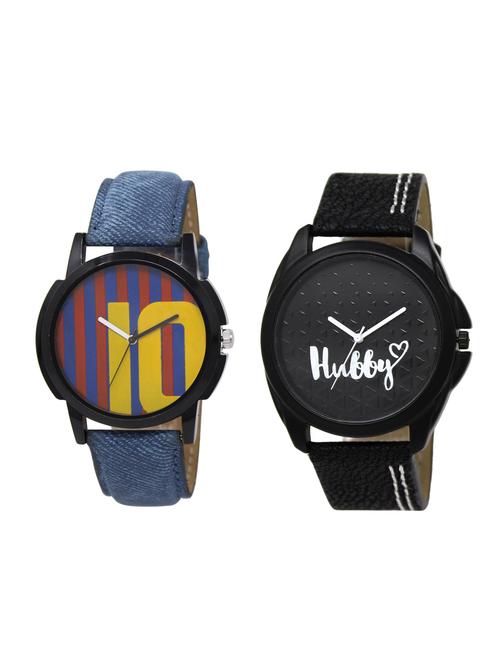 ACNOS Round dial analog watch combo(WAT-LR-10-31-COMBO) - 15500951 - Standard Image - 1