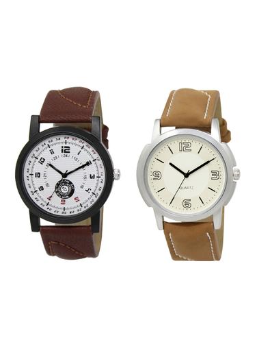 ACNOS Round dial analog watch combo(WAT-LR-11-16-COMBO) - 15500998 - Very Small Image - 1