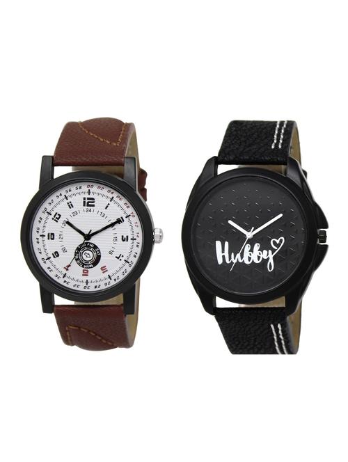 ACNOS Round dial analog watch combo(WAT-LR-11-31-COMBO) - 15501013 - Standard Image - 1