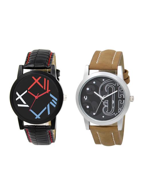 ACNOS Round dial analog watch combo(WAT-LR-12-14-COMBO) - 15501057 - Standard Image - 1
