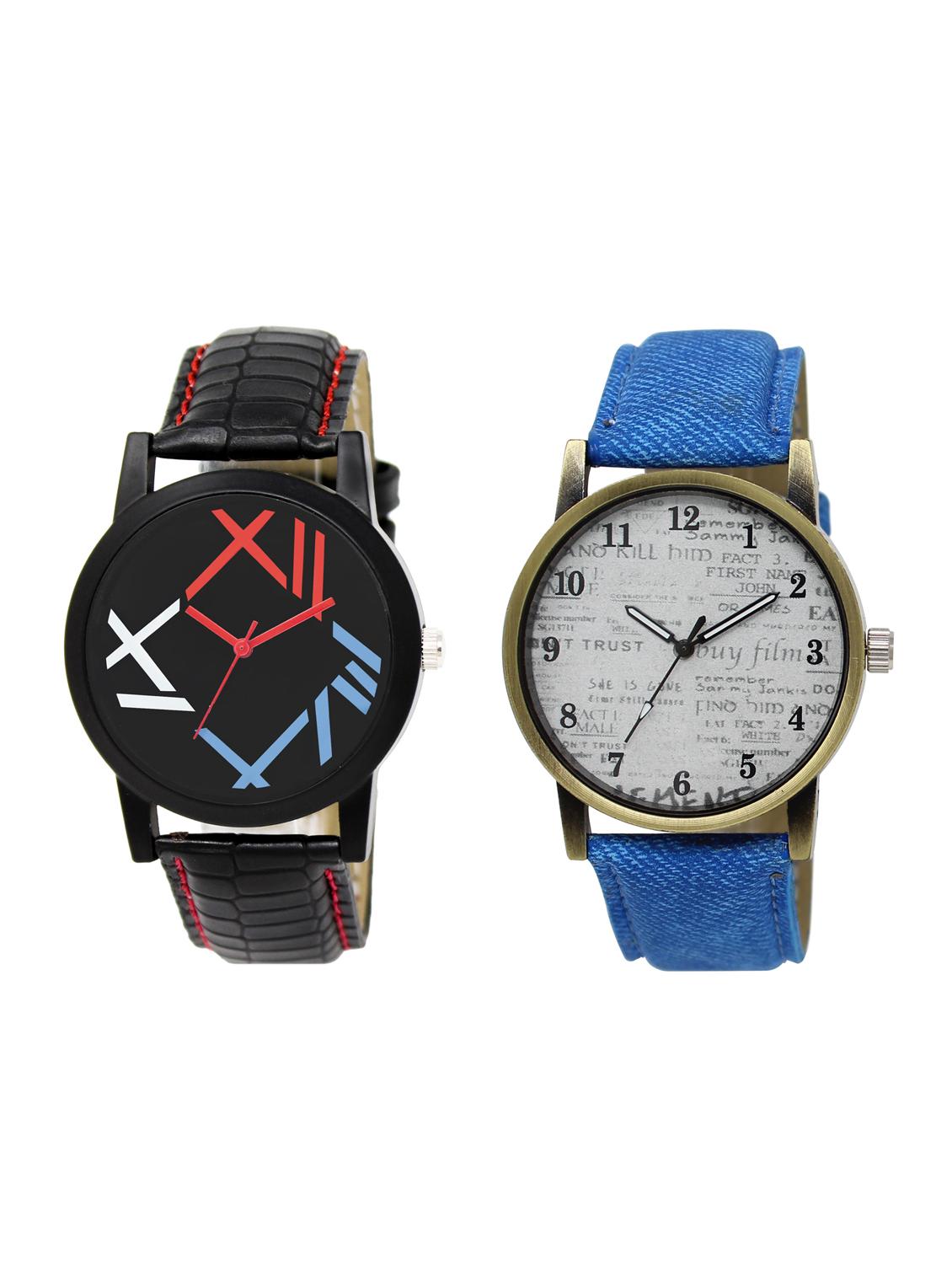 ACNOS Round dial analog watch combo(WAT-LR-12-28-COMBO) - 15501071 - Zoom Image - 1