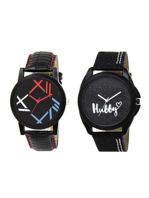 ACNOS Round dial analog watch combo(WAT-LR-12-31-COMBO) - 15501074 - Very Small Image - 1