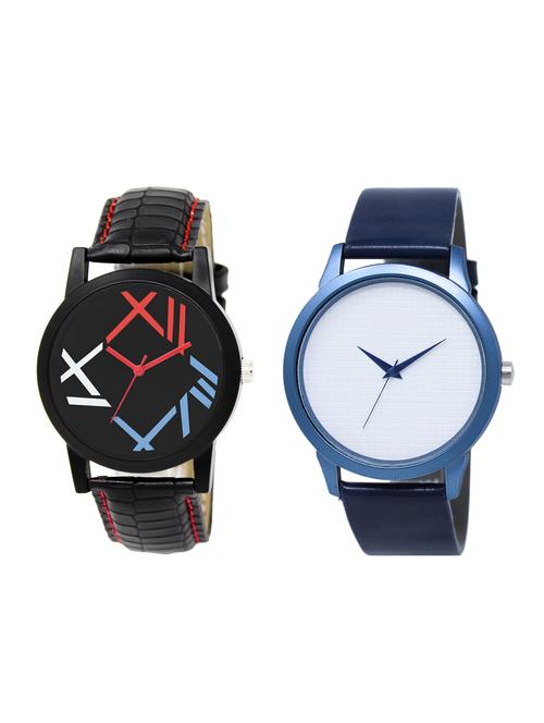ACNOS Round dial analog watch combo(WAT-LR-12-33-COMBO) - 15501076 - Very Small Image - 1