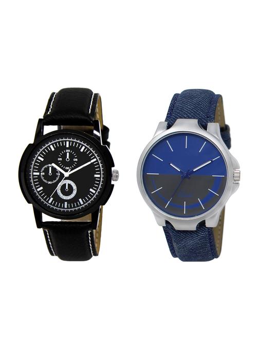 ACNOS Round dial analog watch combo(WAT-LR-13-24-COMBO) - 15501127 - Standard Image - 1