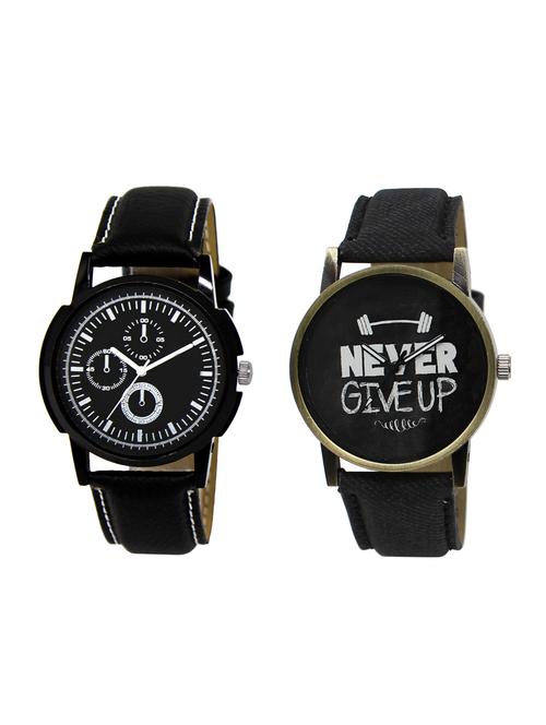 ACNOS Round dial analog watch combo(WAT-LR-13-27-COMBO) - 15501130 - Standard Image - 1