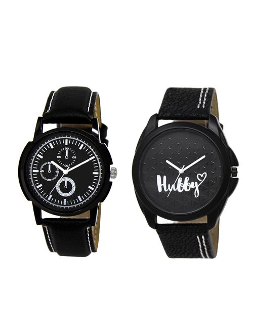 ACNOS Round dial analog watch combo(WAT-LR-13-31-COMBO) - 15501134 - Very Small Image - 1