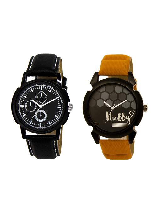 ACNOS Round dial analog watch combo(WAT-LR-13-32-COMBO) - 15501135 - Standard Image - 1