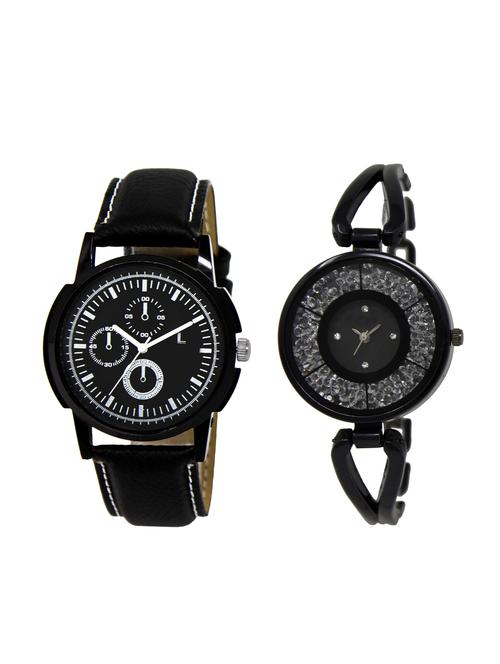 ACNOS Round dial analog couple watch(WAT-LR-13-211-COMBO) - 15501151 - Standard Image - 1