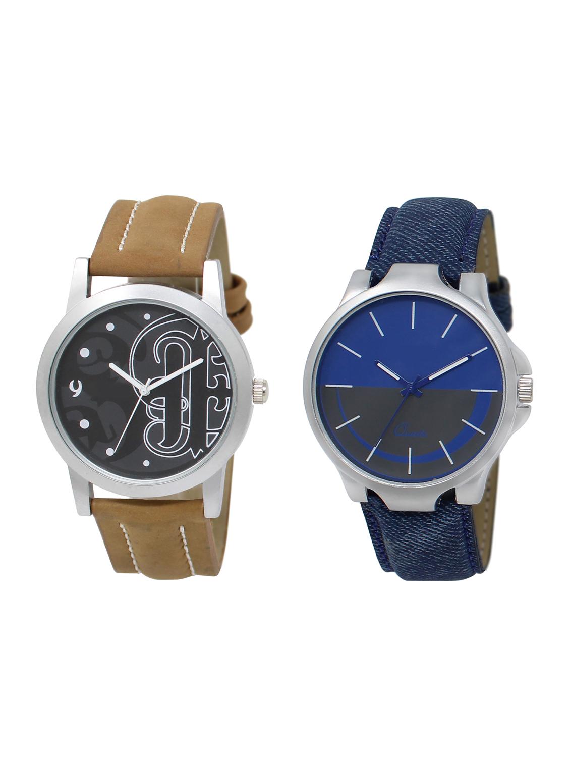 ACNOS Round dial analog watch combo(WAT-LR-14-24-COMBO) - 15501186 - Zoom Image - 1