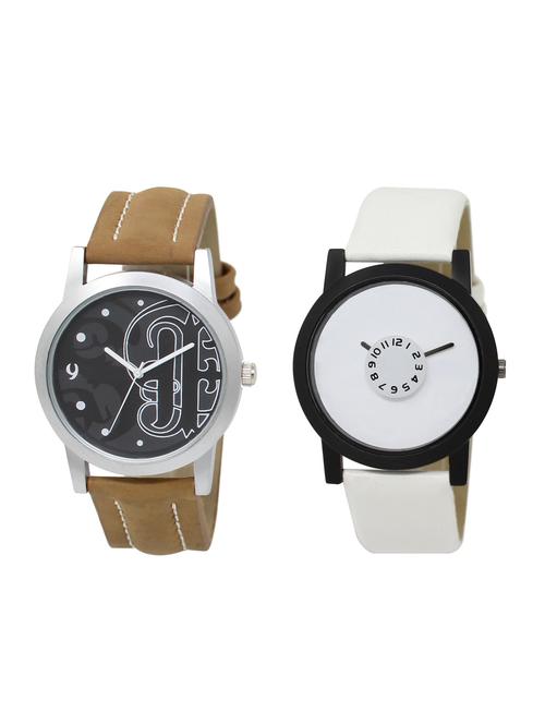ACNOS Round dial analog watch combo(WAT-LR-14-26-COMBO) - 15501188 - Standard Image - 1