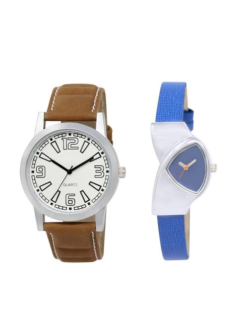 ACNOS Round dial analog couple watch(WAT-LR-15-208-COMBO) - 15501265 - Standard Image - 1