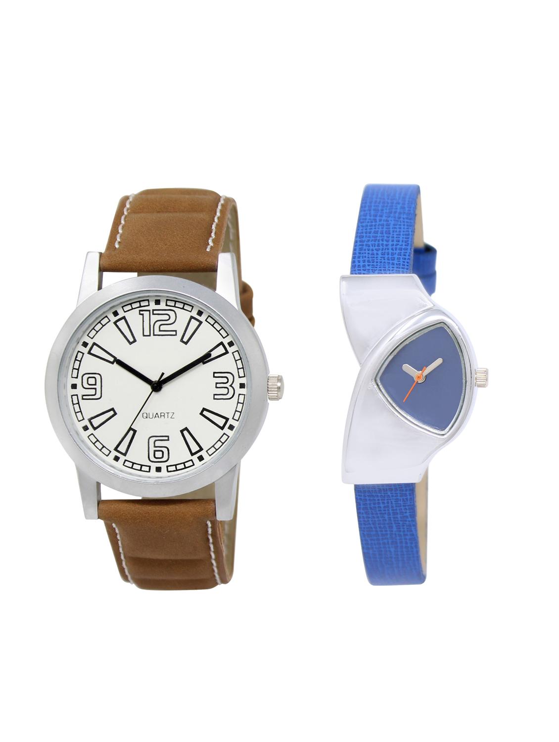 ACNOS Round dial analog couple watch(WAT-LR-15-208-COMBO) - 15501265 - Zoom Image - 1