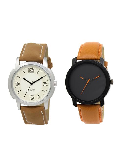 ACNOS Round dial analog watch combo(WAT-LR-16-20-COMBO) - 15501297 - Standard Image - 1