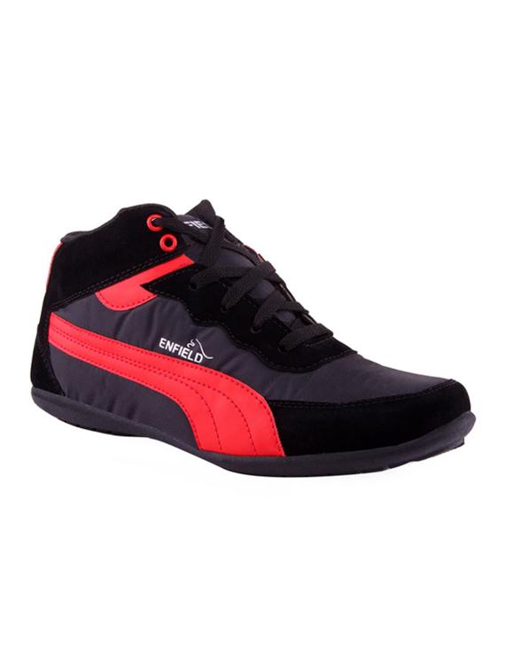 black canvas lace up sneakers - 15502631 - Zoom Image - 1