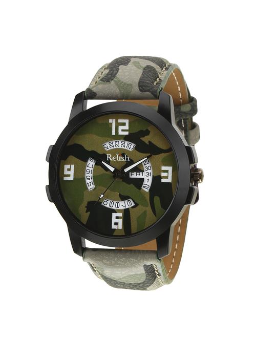 Relish Leather strap analog watch(RE-GA967DD) - 15502761 - Standard Image - 1