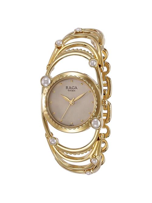 Titan Metal strap analog watch - 95049YM01 - 15502926 - Very Small Image - 1