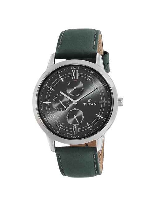 Titan Leather strap analog watch-1769SL05 - 15502984 - Very Small Image - 1