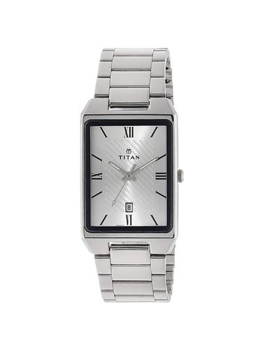 Titan Metal strap analog watch-1777SM01 - 15502995 - Very Small Image - 1