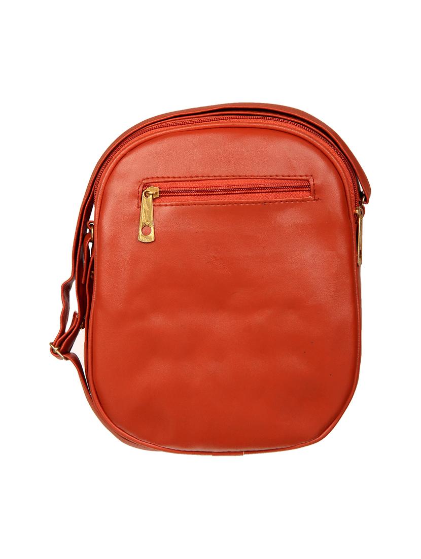 red leatherette (pu) regular sling bag - 15503432 - Zoom Image - 2