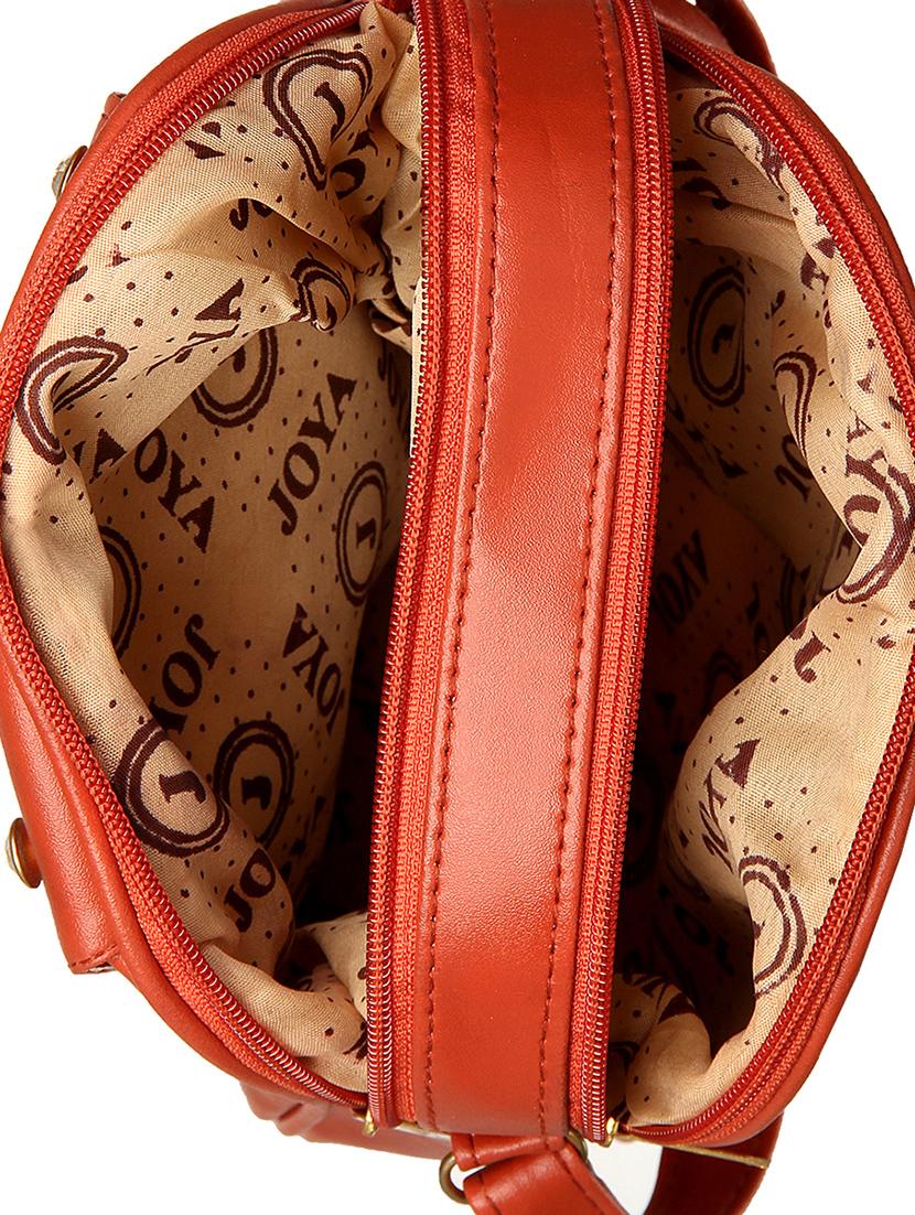 red leatherette (pu) regular sling bag - 15503432 - Zoom Image - 3