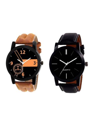 Frix Times Set of 2 analog watch combo(F-1-3) - 15503763 - Very Small Image - 1