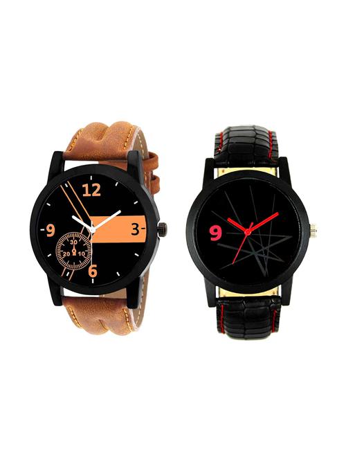 Frix Times Set of 2 analog watch combo(F-1-7) - 15503765 - Very Small Image - 1