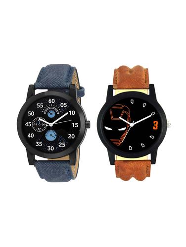 Frix Times Set of 2 analog watch combo(F-2-12) - 15503776 - Very Small Image - 1
