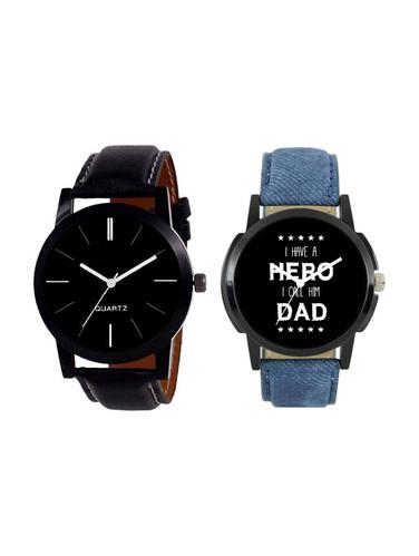 Frix Times Set of 2 analog watch combo(F-3-4) - 15503777 - Very Small Image - 1
