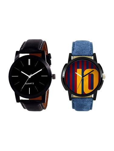 Frix Times Set of 2 analog watch combo(F-3-10) - 15503780 - Very Small Image - 1