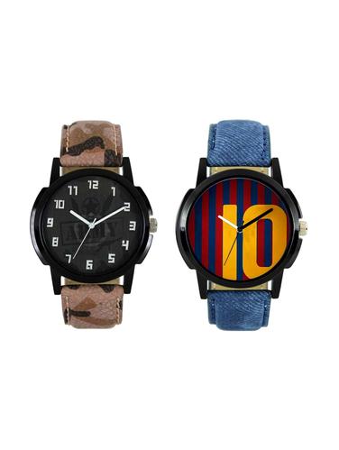 Frix Times Set of 2 analog watch combo(F-8-10) - 15503792 - Very Small Image - 1