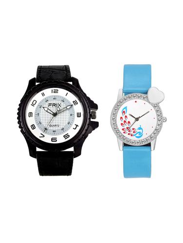 Frix Times Set of 2 analog watch combo(F-208-106) - 15503799 - Very Small Image - 1
