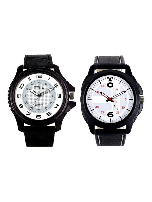 Frix Times Set of 2 analog watch combo(F-208-203) - 15503802 - Very Small Image - 1
