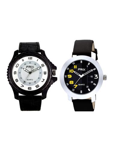Frix Times Set of 2 analog watch combo(F-208-210) - 15503808 - Very Small Image - 1