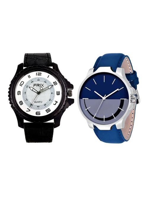 Frix Times Set of 2 analog watch combo(F-208-305) - 15503813 - Very Small Image - 1