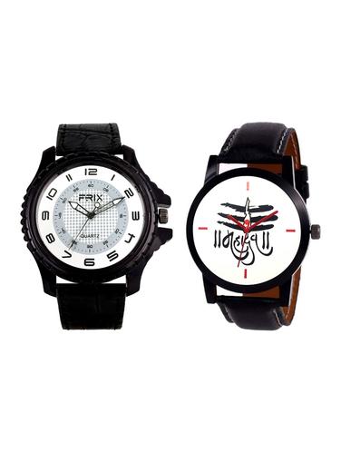 Frix Times Set of 2 analog watch combo(F-208-316) - 15503820 - Very Small Image - 1