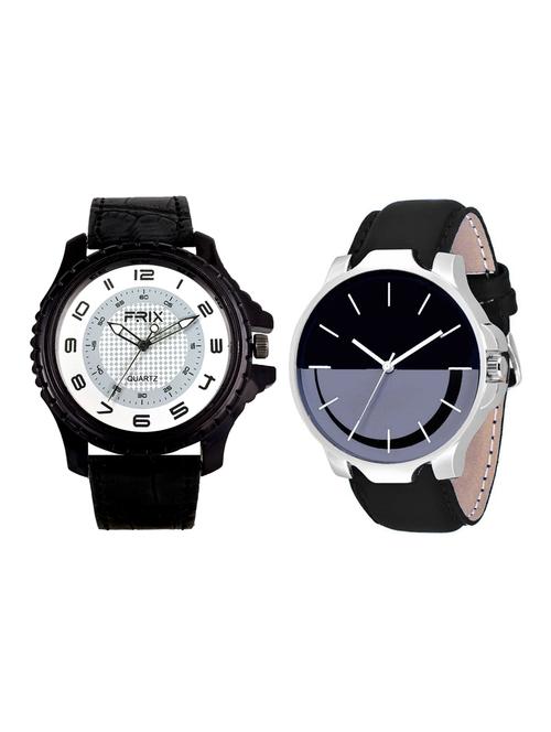 Frix Times Set of 2 analog watch combo(F-208-317) - 15503821 - Very Small Image - 1