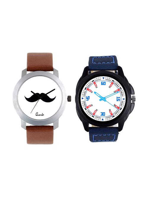 Frix Times Set of 2 analog watch combo(F-209-204) - 15503828 - Very Small Image - 1