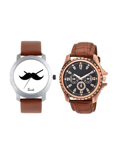 Frix Times Set of 2 analog watch combo(F-209-303) - 15503834 - Very Small Image - 1