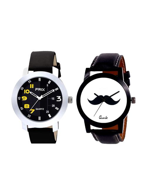Frix Times Set of 2 analog watch combo(F-210-206) - 15503852 - Very Small Image - 1