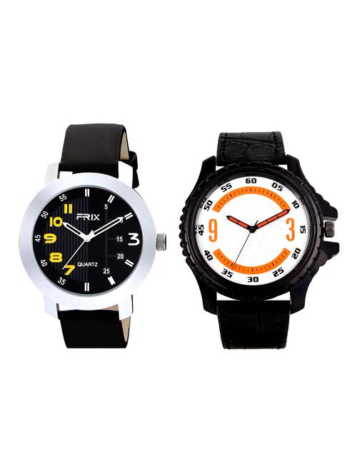Frix Times Set of 2 analog watch combo(F-210-212) - 15503855 - Very Small Image - 1