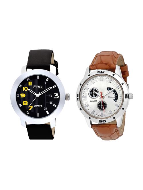 Frix Times Set of 2 analog watch combo(F-210-304) - 15503857 - Very Small Image - 1