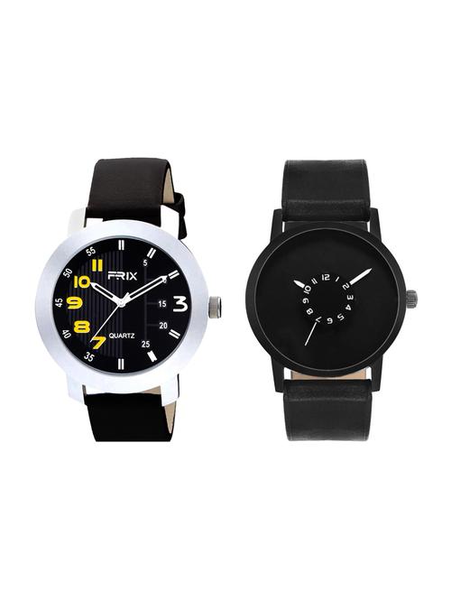 Frix Times Set of 2 analog watch combo(F-210-306) - 15503859 - Very Small Image - 1